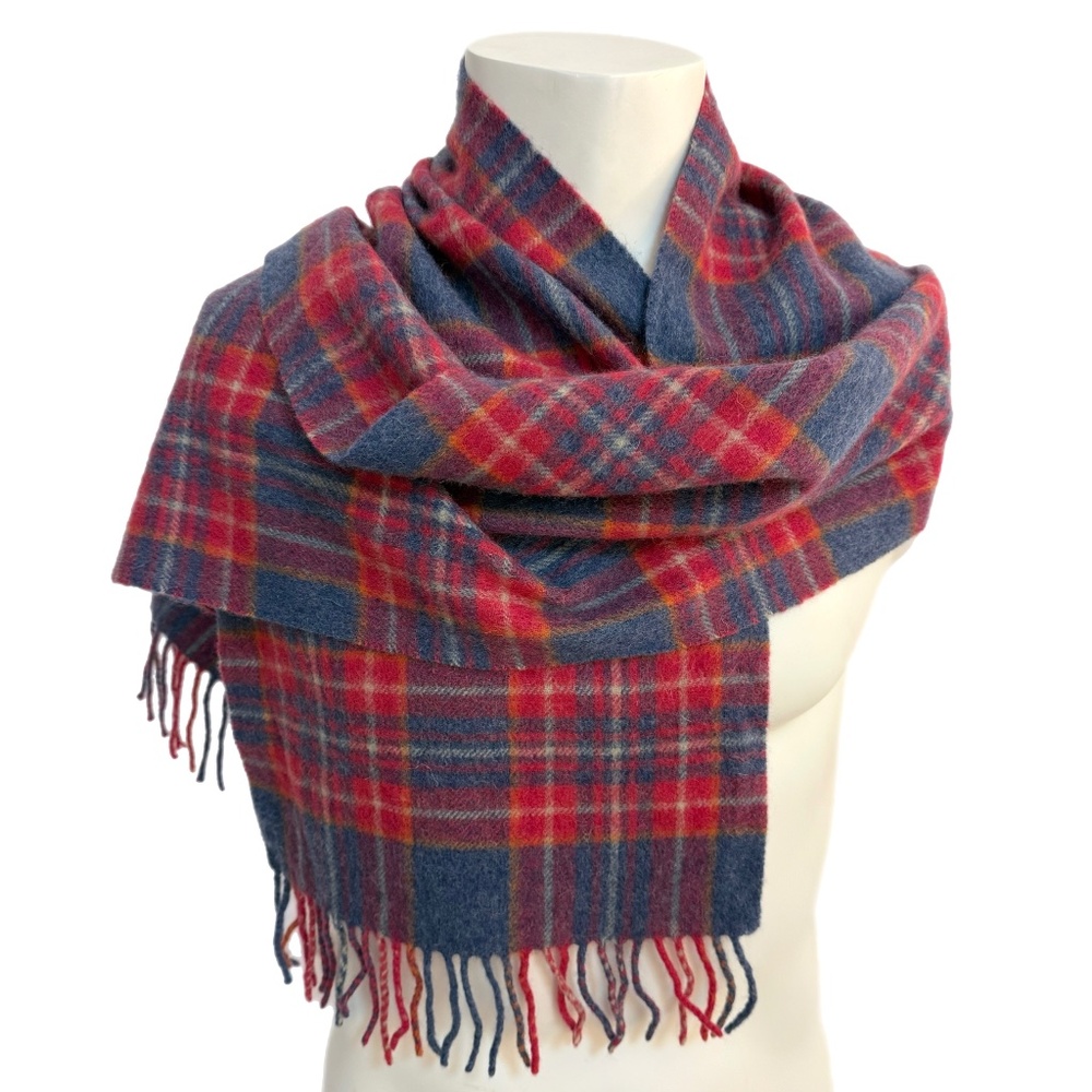 James Pringle Weavers Tartan Scarf 🇬🇧 100% Lambswool - Scottish Plaid